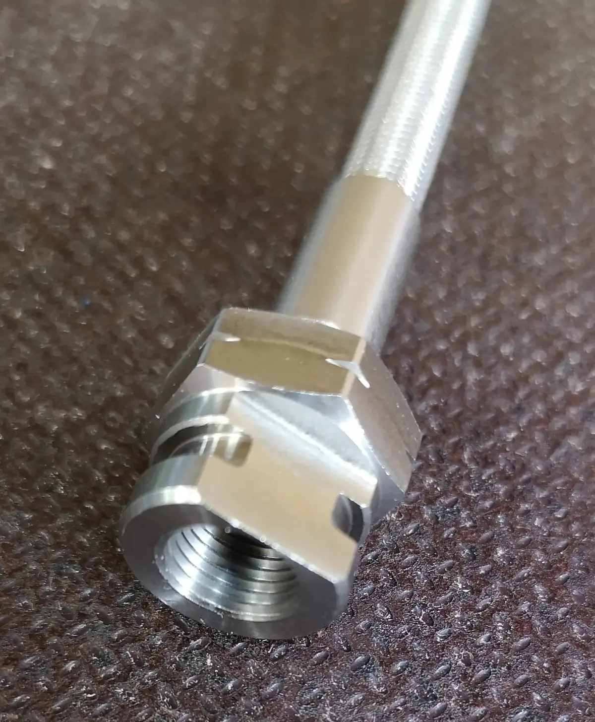 M10x1 Female Circlip Groove With Milled Flat 1