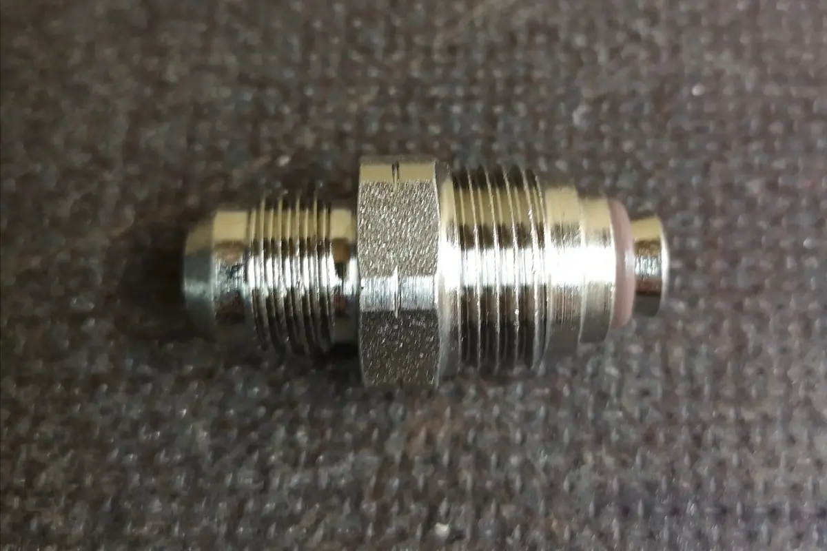 An6 To M18 X 1.5 Male With O-Ring Tip - Steel Power Steering Adaptor 1