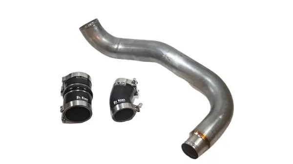 No Limit Fabrication | 2003-2007 Ford 6.0L Power Stroke Intercooler Pipe Kit Hot Side Polished Aluminum 1