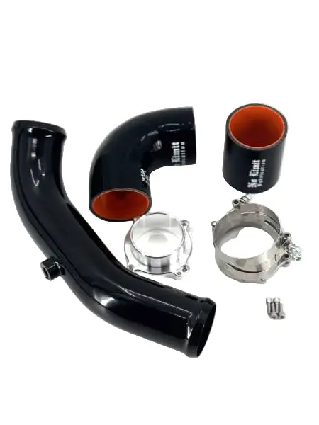 No Limit Fabrication | 2011-2016 Ford 6.7L Power Stroke Cold Side Intercooler Pipe Kit - Black 1