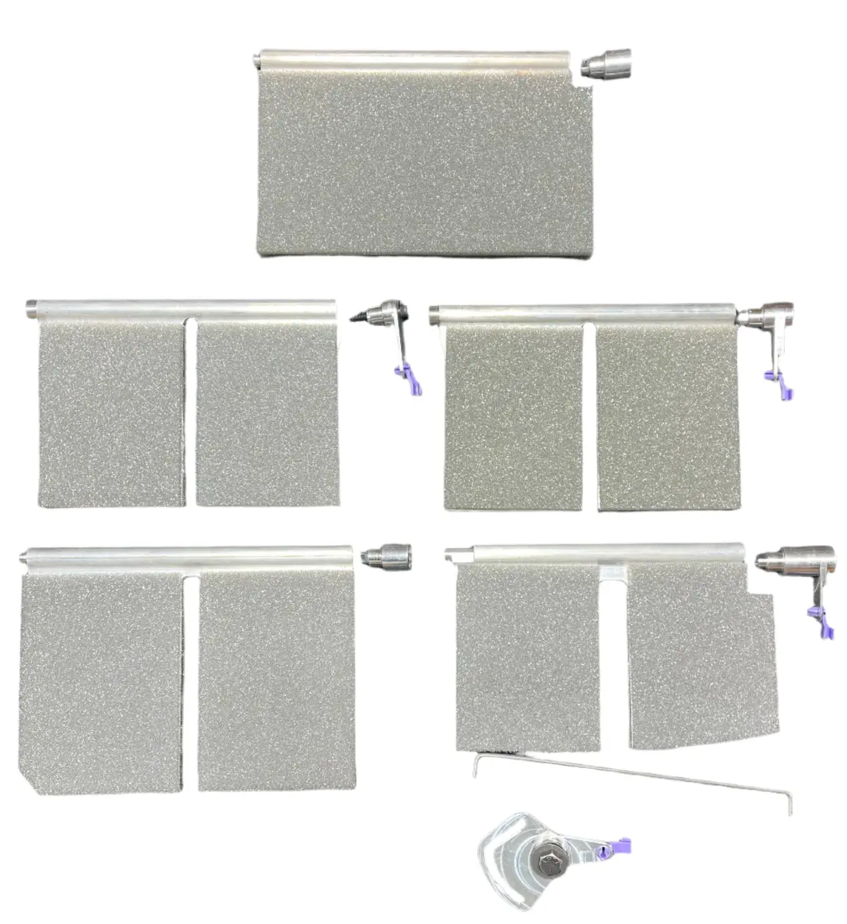 Blend Door Usa | 2003-2009 Dodge Ram 1500-3500 Complete Repair Kit - Dual Zone With Mega Cab Rear Vent 1