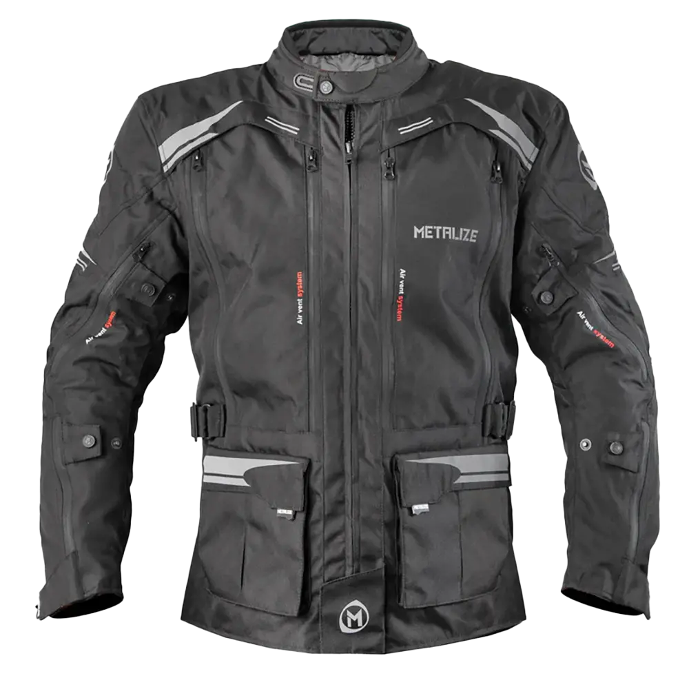 Metalize Mens 440 V2 Adventure Jacket (Black) 1
