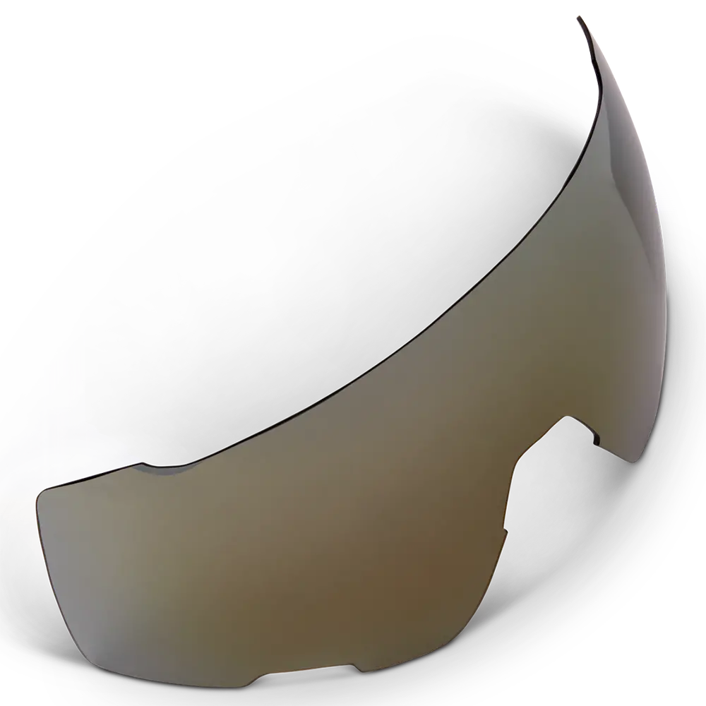 Fox Purevue Mtb Goggles - Injected Replacement Lens ( Mirror Gold ) 1