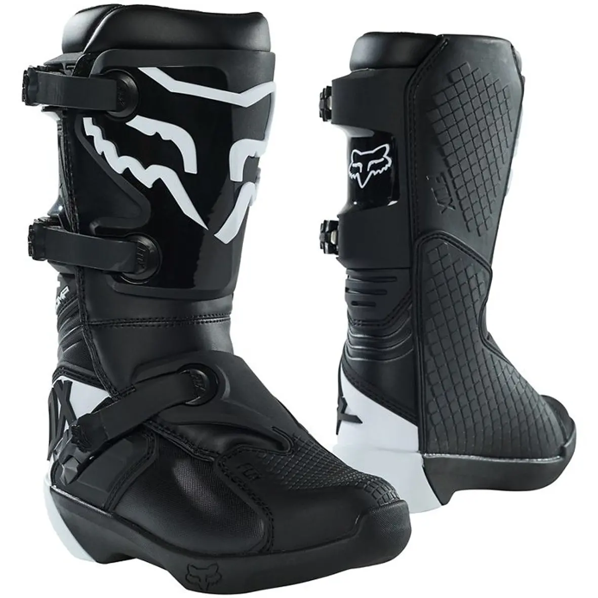 Fox Youth Comp-Y Boots (Black) 1