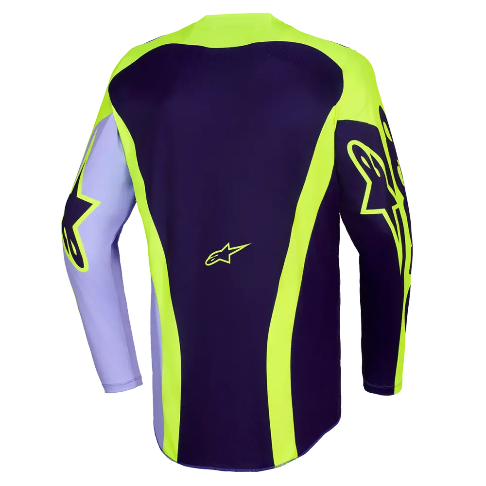 Alpinestars Racer Portl Jersey (Purple/Flo Yellow) 2