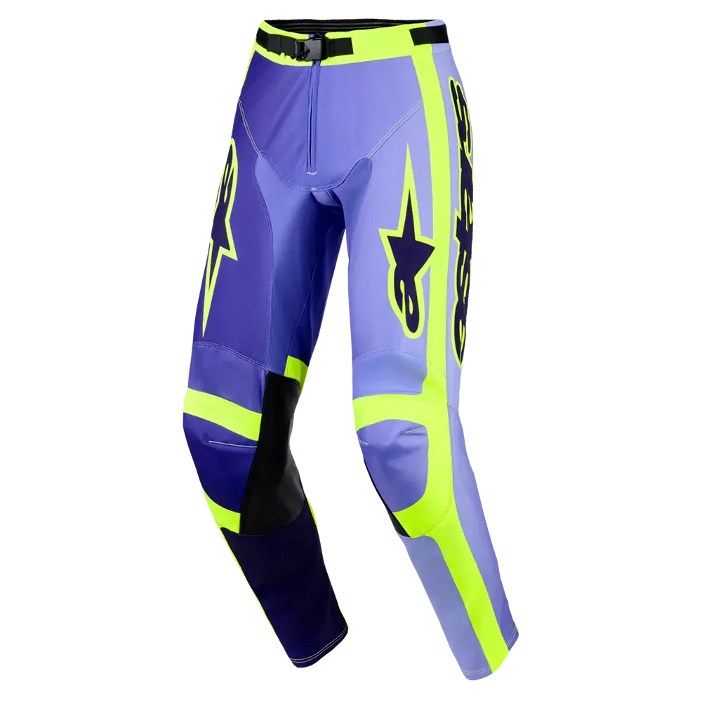 Alpinestars Racer Portl Pants (Purple/Flo Yellow) 1