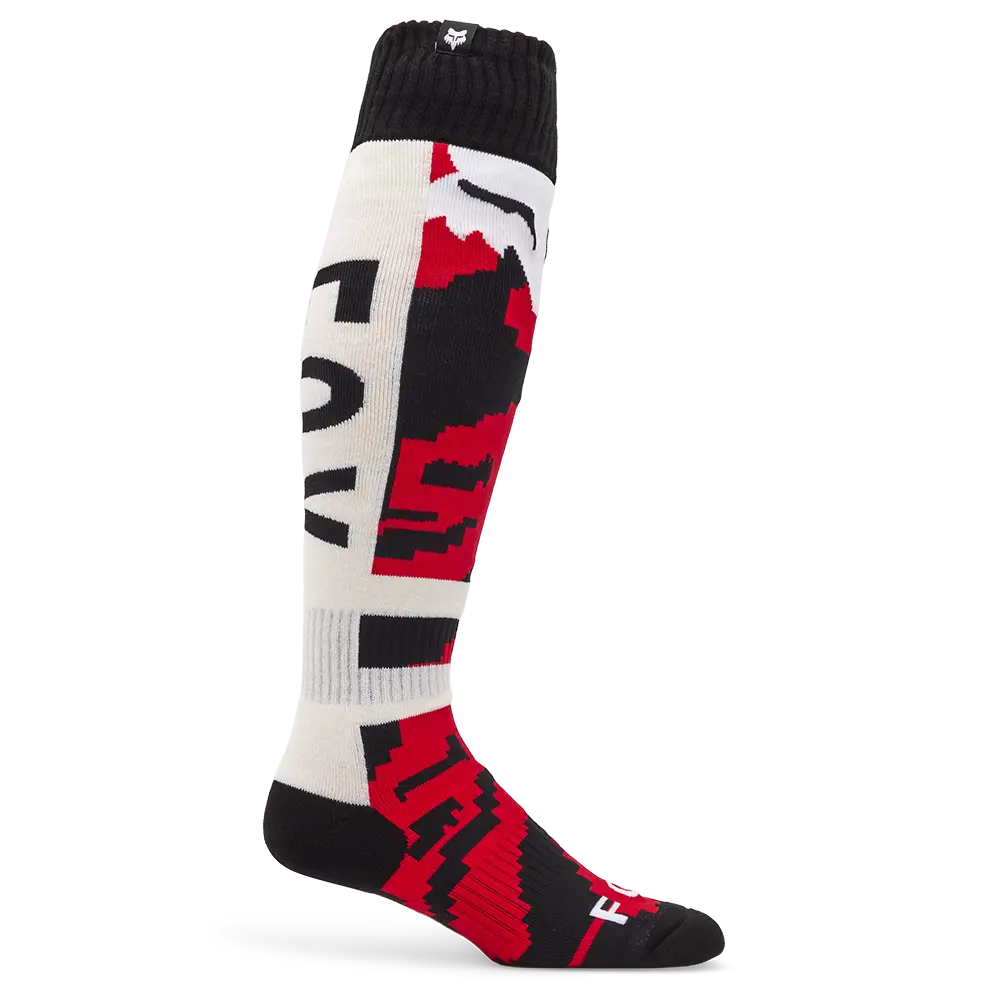 Fox 180 Kairos Socks (White Flo Red) 1