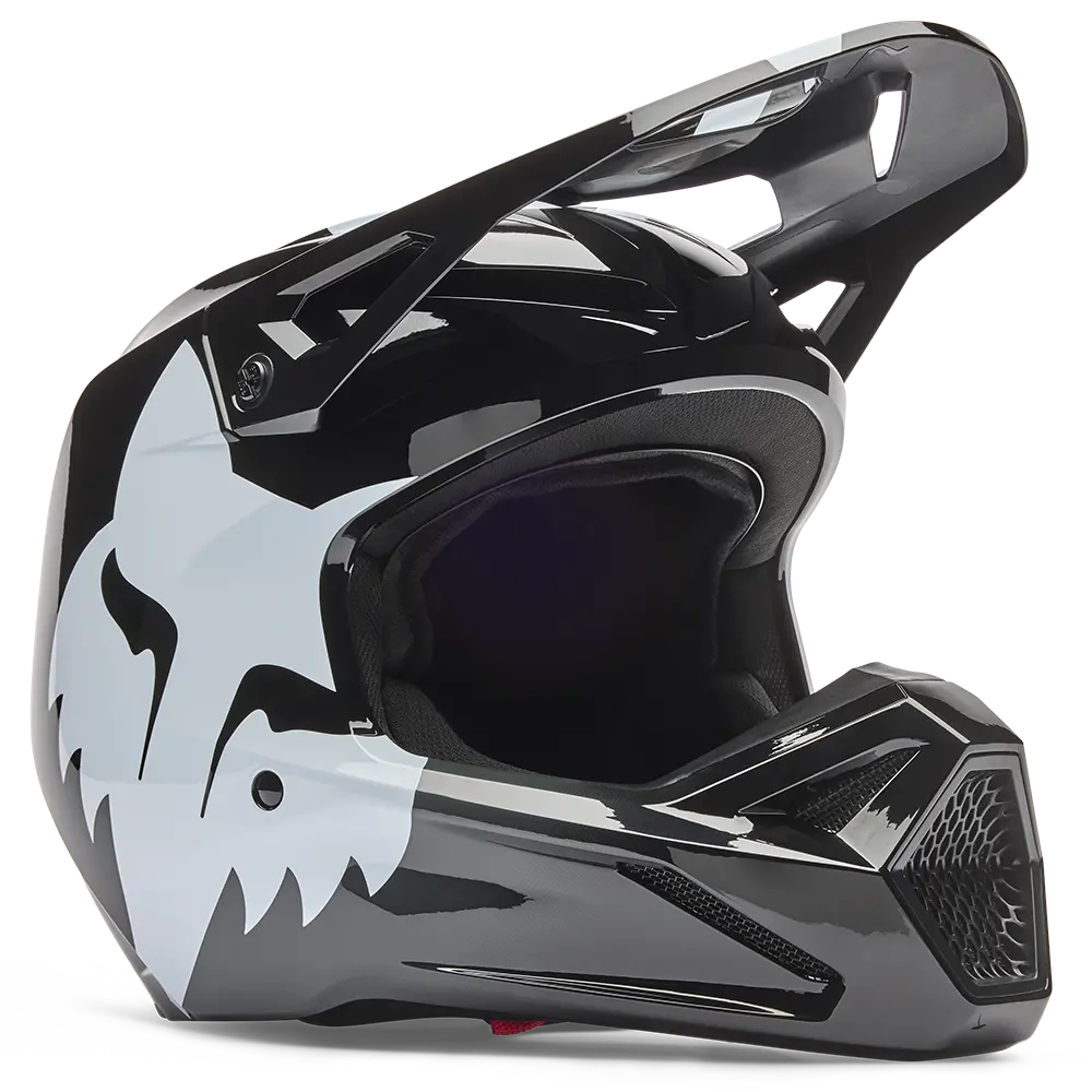 Fox V1 Shield Helmet - (Black) 1