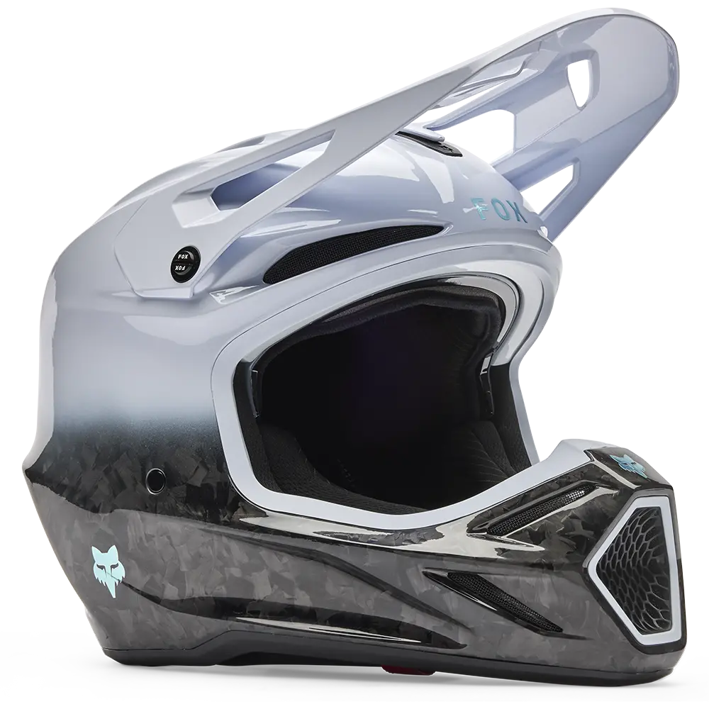 Fox V3 Rs Ghost Helmet - (White) 1
