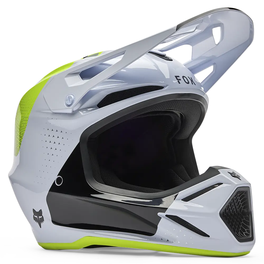 Fox V3 Tine Helmet - (White) 1
