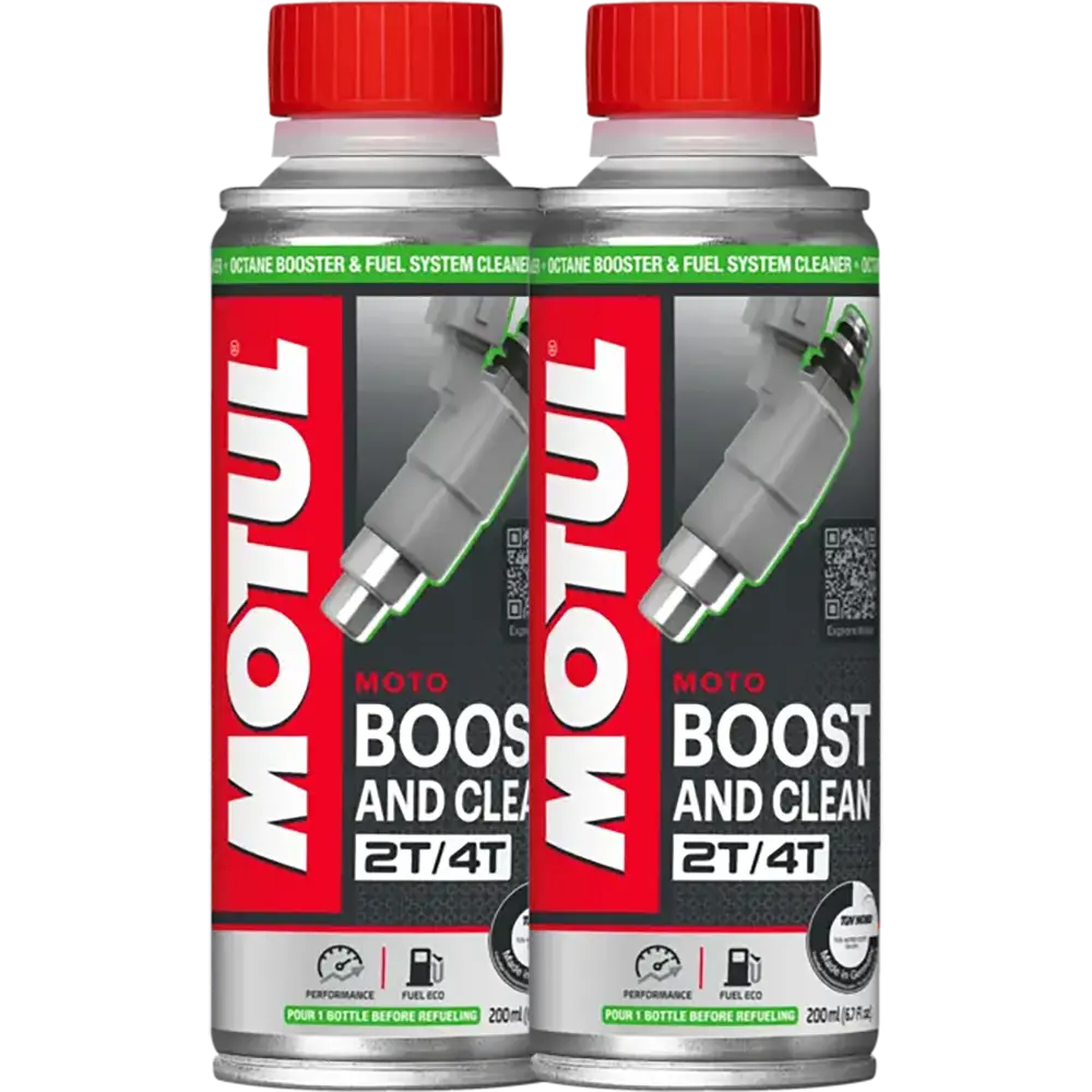 *Multi-Pack* 2 X Motul Boost And Clean Moto (200Ml) 1