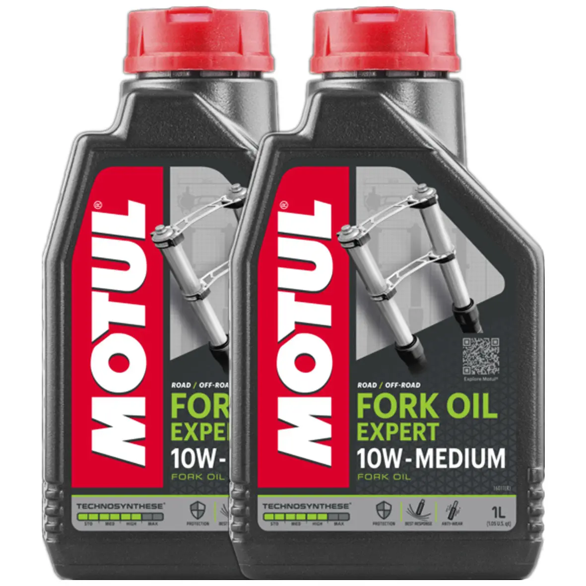 *Multi-Pack* 2X Motul Fork Oil Expert 10W (1 Litre) 1