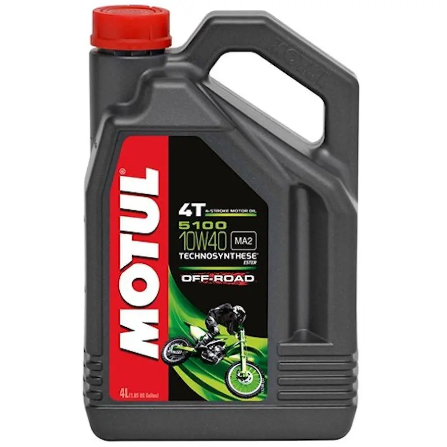 Motul 5100 10W-40 4T Off-Road Motor Oil (4 Litre) 1