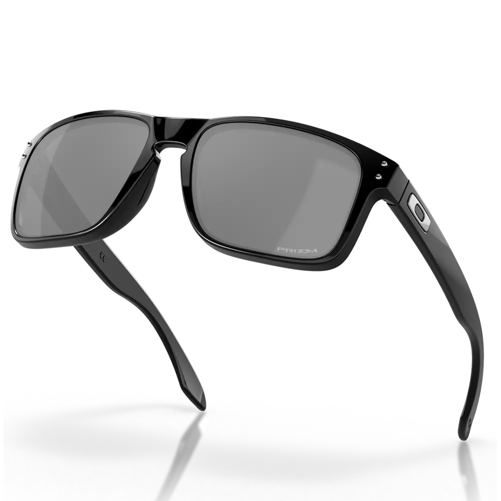 Oakley Holbrook Sunglasses - Prizm Grey Lenses - Non Polarised (Gloss Black Frame) 1