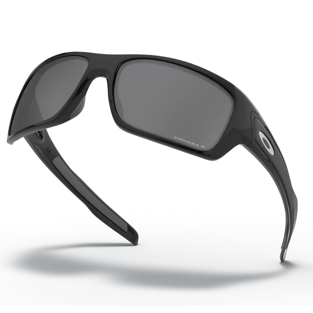 Oakley Turbine Sunglasses - Prizm Black Polarized Lenses (Polished Black Frame) 1