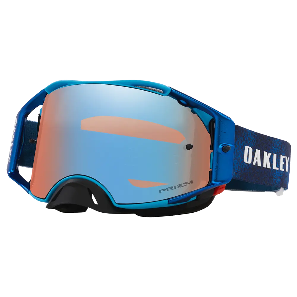 Oakley Airbrake Chase Sexton Signature Goggles - Prizm Mx Sapphire Iridium Lens (Dark Blue Strap) 1