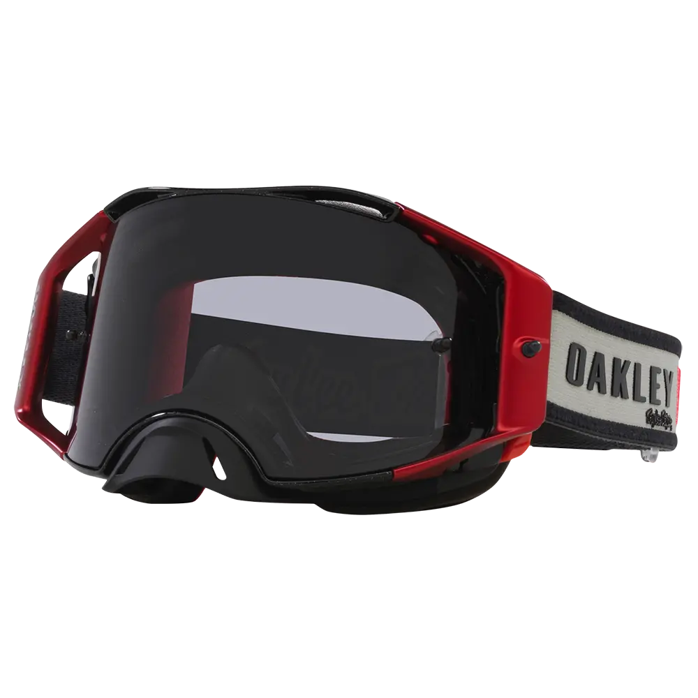 Oakley Airbrake Troy Lee Designs Goggles - Light Grey Lens (Grey Blocks) 1