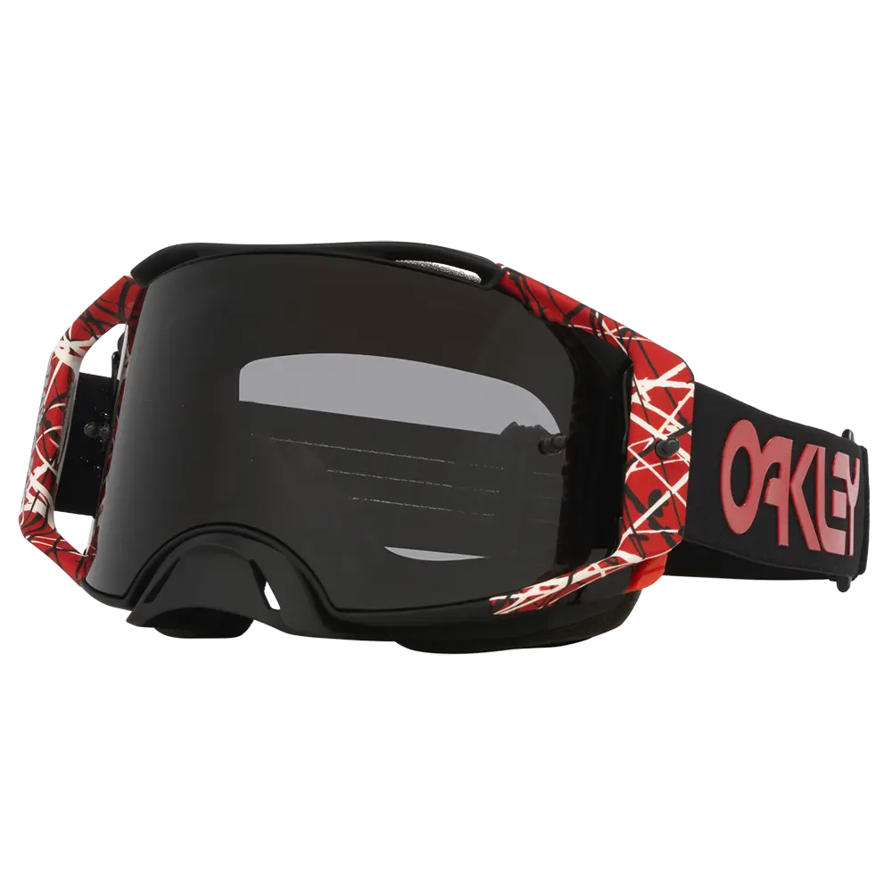 Oakley Airbrake Red Eddie Goggles - Dark Grey Lens 1