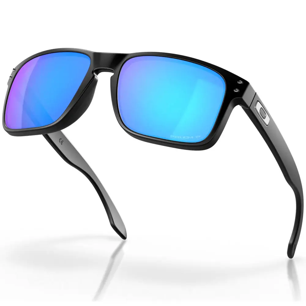 Oakley Holbrook Sunglasses - Prizm Sapphire Polarised Lenses (Matte Black Frame) 1