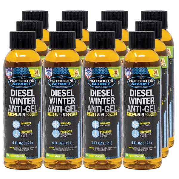 Hot Shot's Secret | Diesel Winter Anti-Gel - 4 Ounce / 12 Pack 1