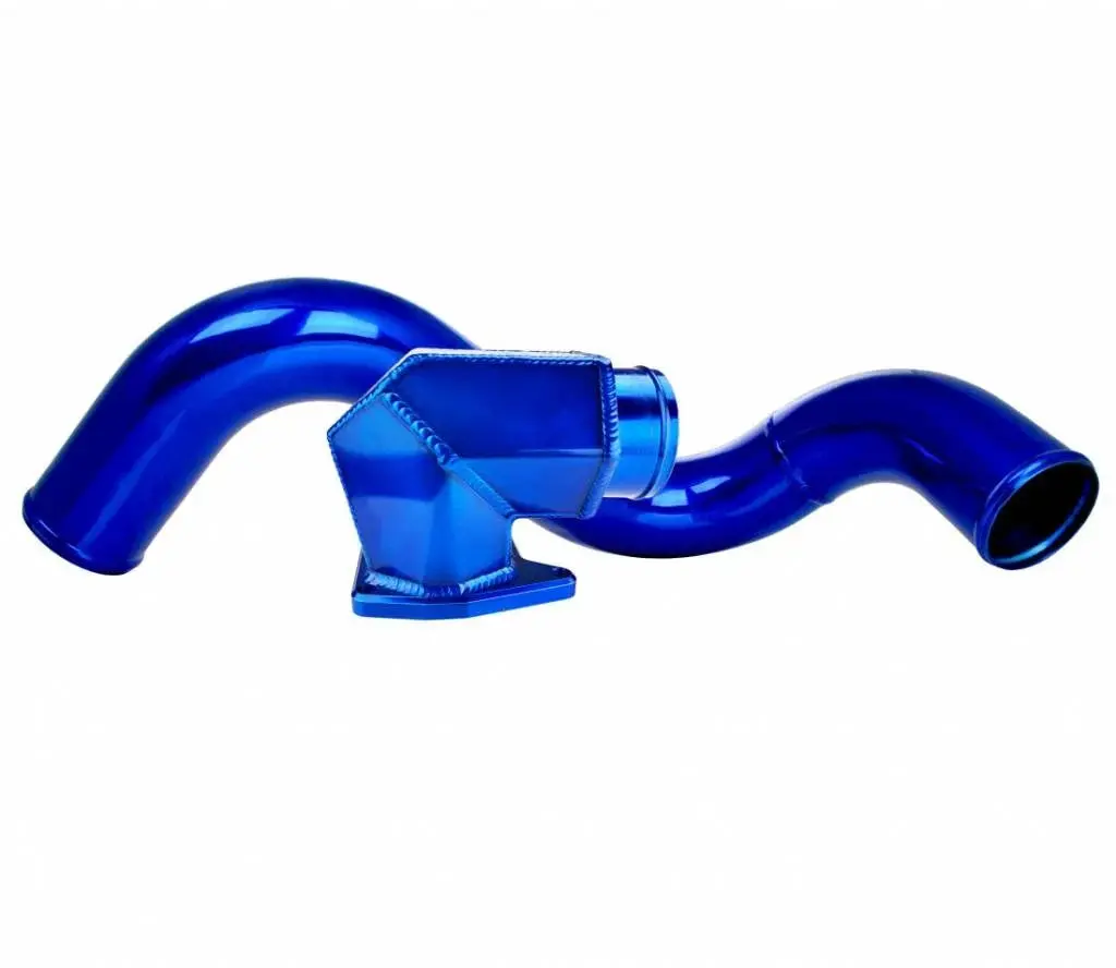 Sinister Diesel | 2003-2007 Ford 6.0L Powerstroke Intake Elbow (Hexagon) & Cold Side Charge Pipe Kit 1