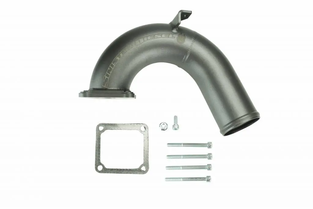 Sinister Diesel | 2003-2007 Dodge Ram 5.9L Cummins Intake Elbow - Grey 1