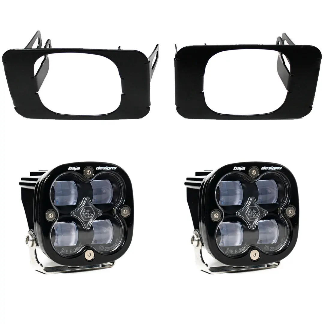 Baja Designs | 2015-2020 Ford F150 / 2017-2022 Super Duty Clear Sae Fog Light Pocket Kit 1