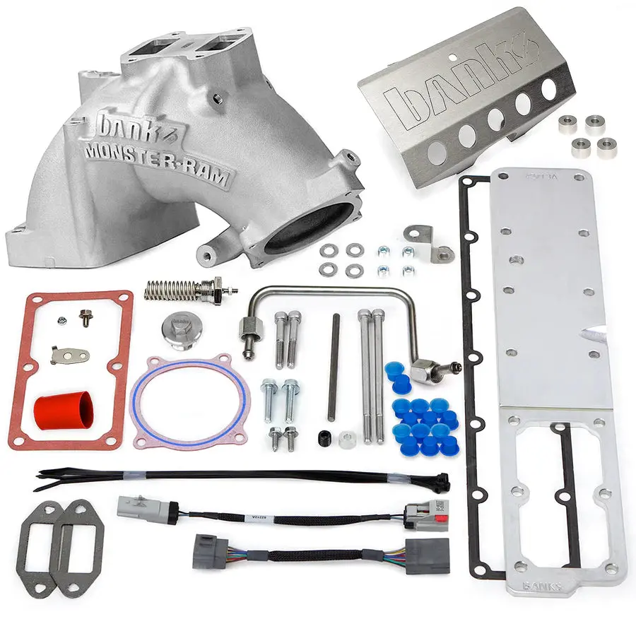 Banks Power | 2019-2024 Dodge Ram 6.7L Cummins Gen-2 Monster-Ram Intake Manifold System With Heater - Natural Finish 1