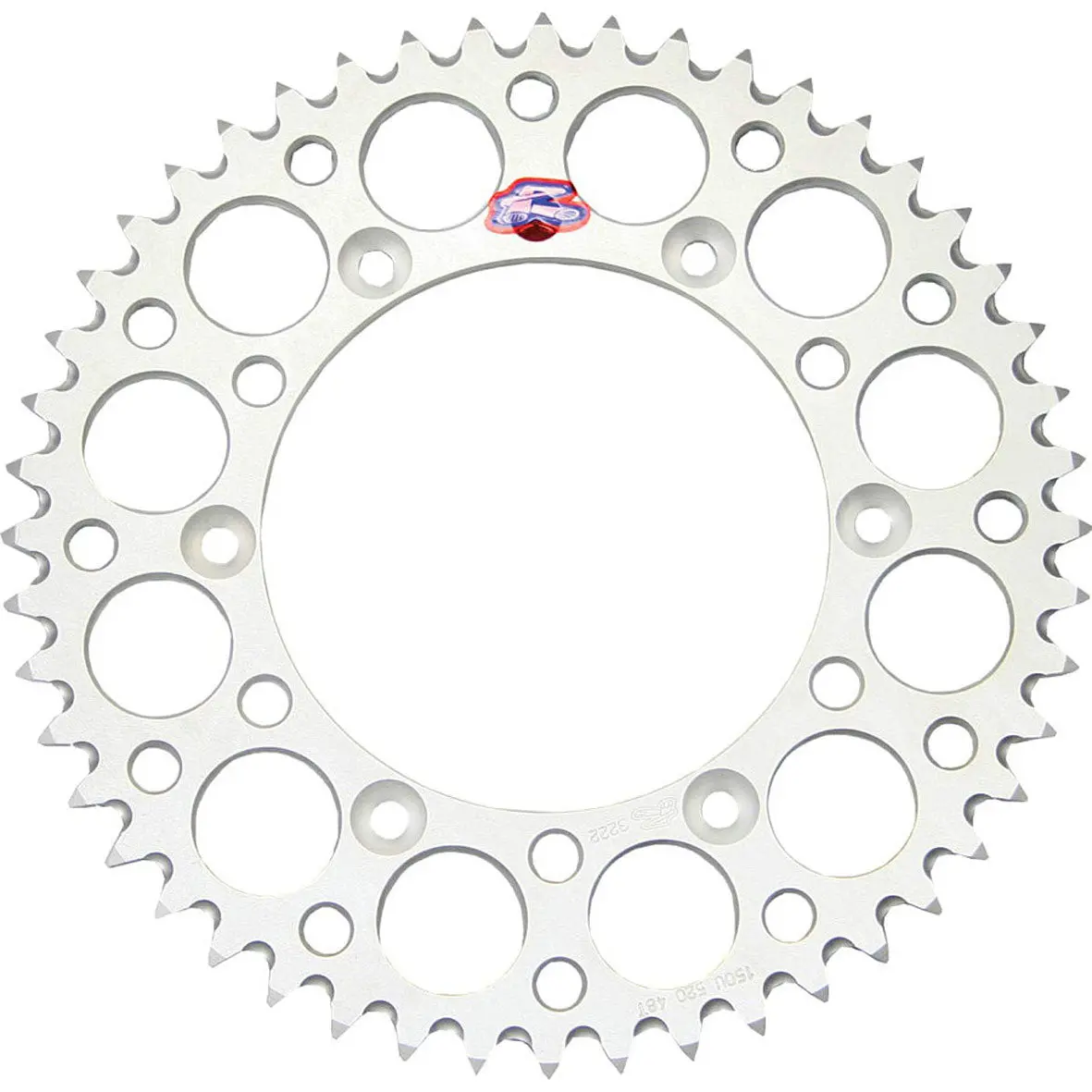 123U-520-50Gysi Renthal Ultralight 50 Tooth Rear Sprocket - Suzuki (Silver) 1