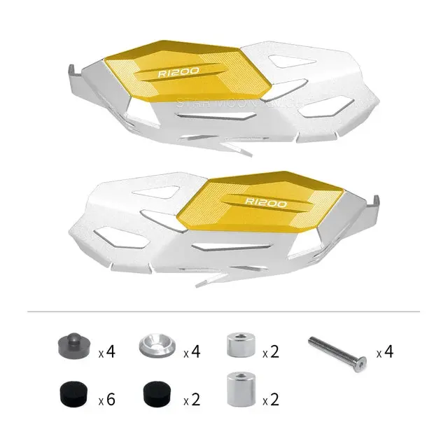 For Bmw R1200gs Lc Adventure 2012-2018 R1200r R1200rs R1200rt Motorcycle Engine Guard Cylinder Head Protector Cover 9