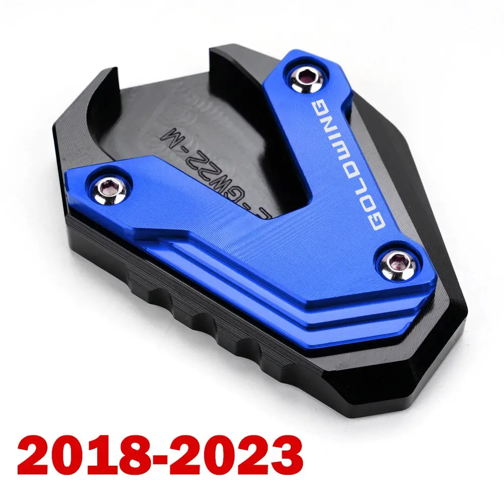 New Motorcycle Cnc Foot Support Extension Plate Side Stand Enlarge For Honda Goldwing 1800 2018-2023 Gold Wing Gl1800 2002-2017 8