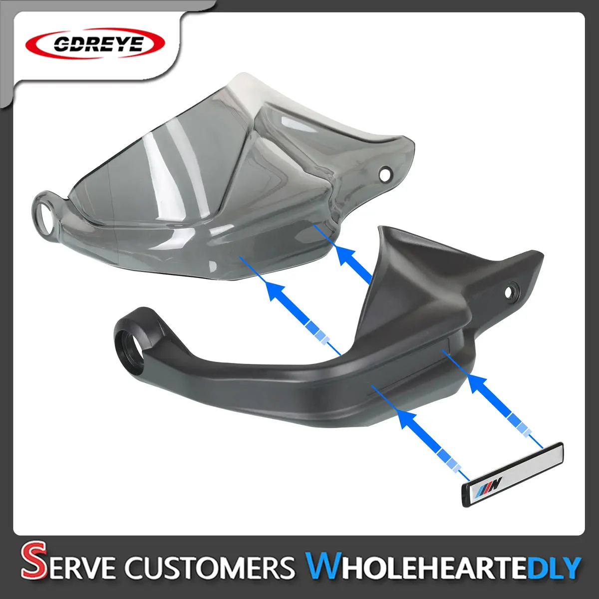 New With Logo 450 Mt Cfmoto Motorcycle Handguards For Cfmoto 450Mt 2024 Motorcycle Accessories Handlebar Hand Guards Protectors 2