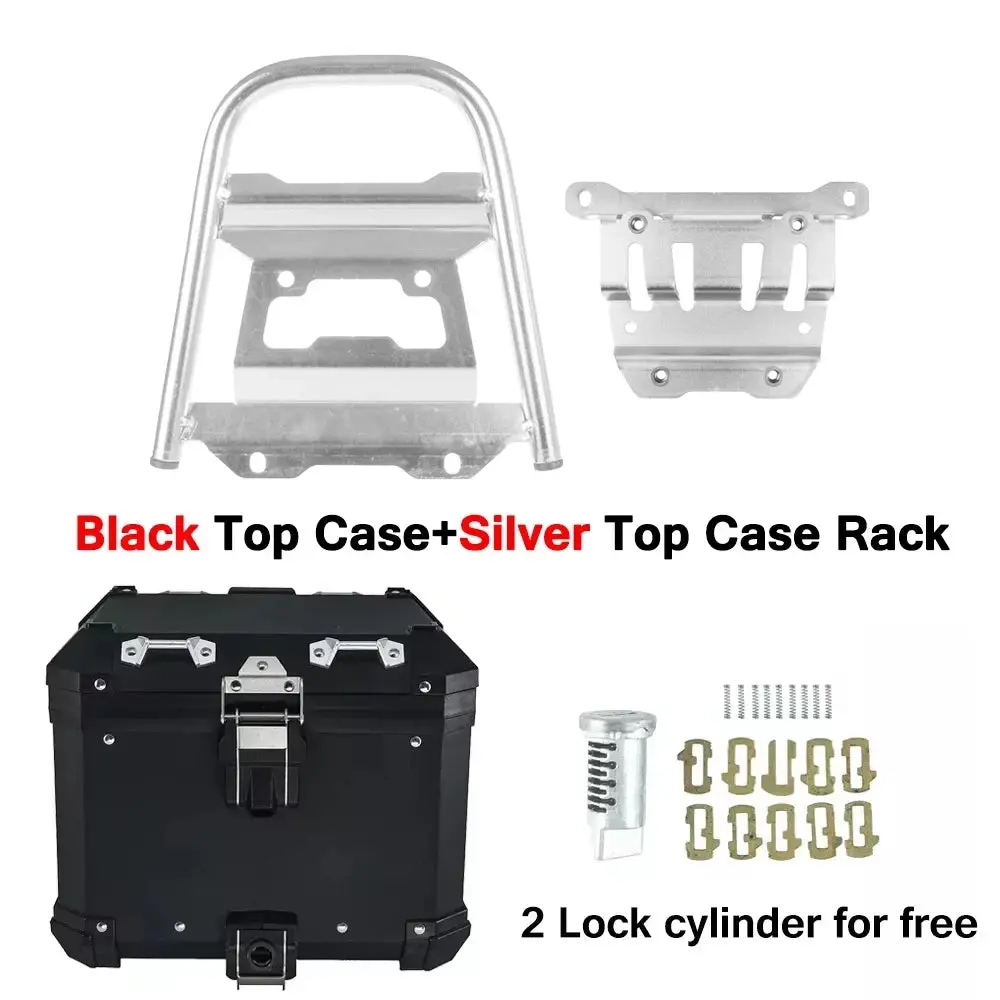 Motorcycle Aluminum Box Pannier Saddlebag Top Case Luggage Rack For Honda Xl750 Transalp Xl 750 2023 2024 Tail Side Box Bracket 3