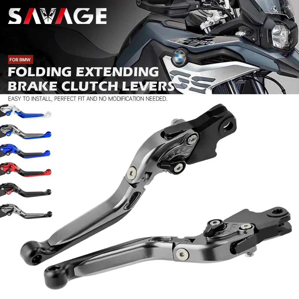 Folding Brake Clutch Levers For Bmw F750gs F850gs 2017 2018 F 750 850 Gs F750 F850 Motorcycle Extendable Adjustable Cnc Handles 1