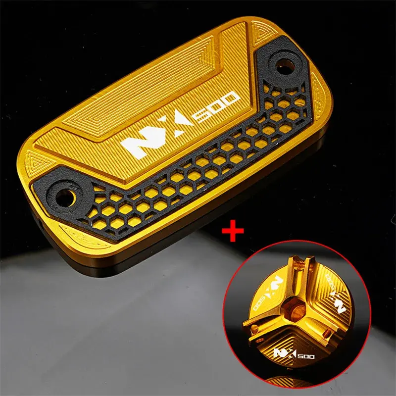 Nx500 Accessories Motorcycle Front Brake Fluid Reservoir Cover Engine Oil Filler Cap For Honda Nx500 Nx 500 Nx500 2023-2025 5