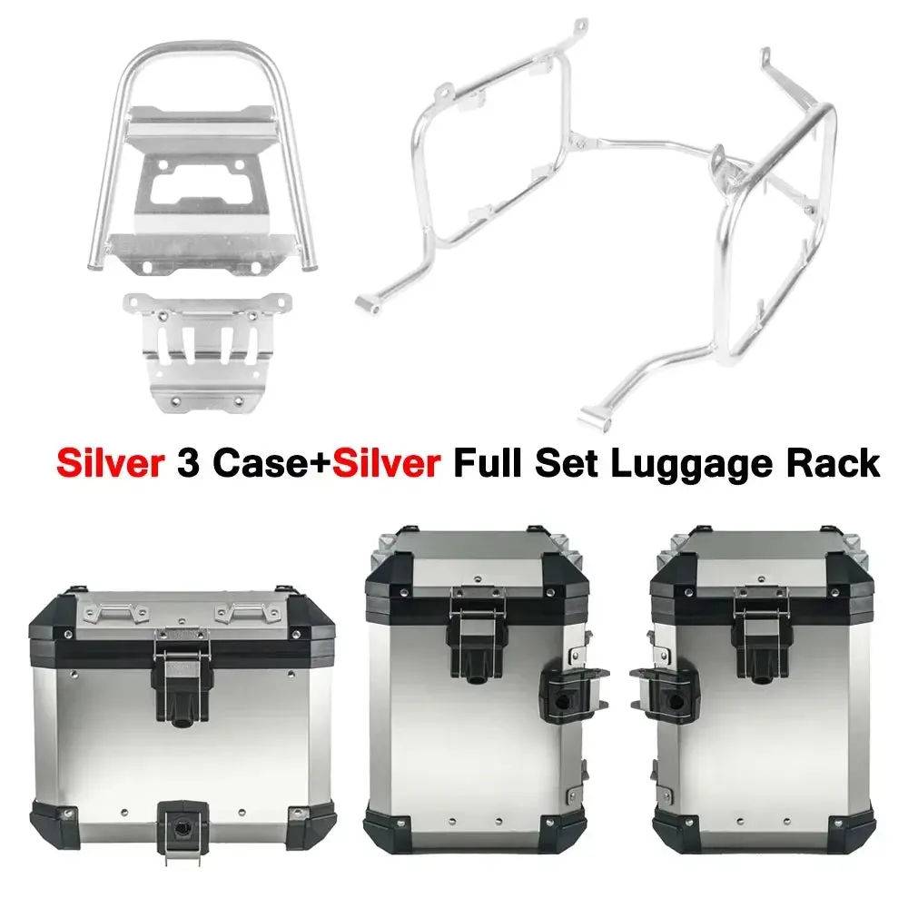 Motorcycle Aluminum Box Pannier Saddlebag Top Case Luggage Rack For Honda Xl750 Transalp Xl 750 2023 2024 Tail Side Box Bracket 9