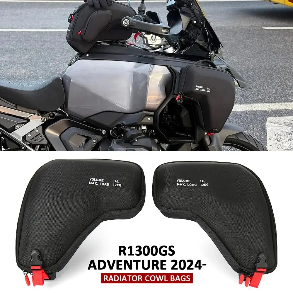 R1300gs Adventure Motorcycle Accessories Fairing Left Right Radiator Cowl Bags Waterproof For Bmw R 1300 Gs Adv R1300gsa 2024- 1