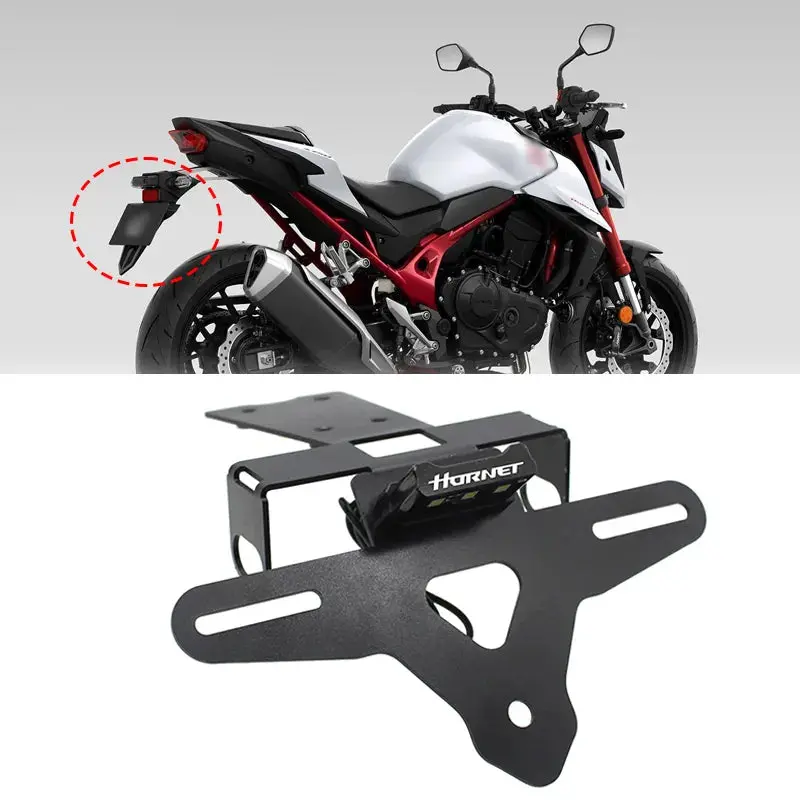 For Honda Cb750 Cb 750 Hornet 2023 Motorcycle Led License Plate Light Bracket Frame Tail Tidy Fender Eliminator 1