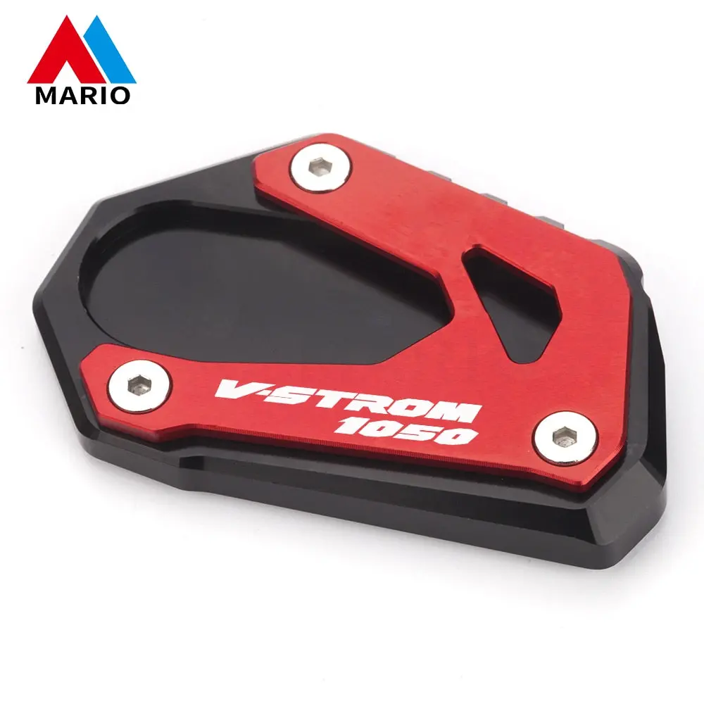Motorcycle Foot Side Stand Enlarger Extension Kickstand Pad Plate Anti-Slip For Suzuki V-Strom 1000 1050 Vstrom V Strom 1050Xt 9