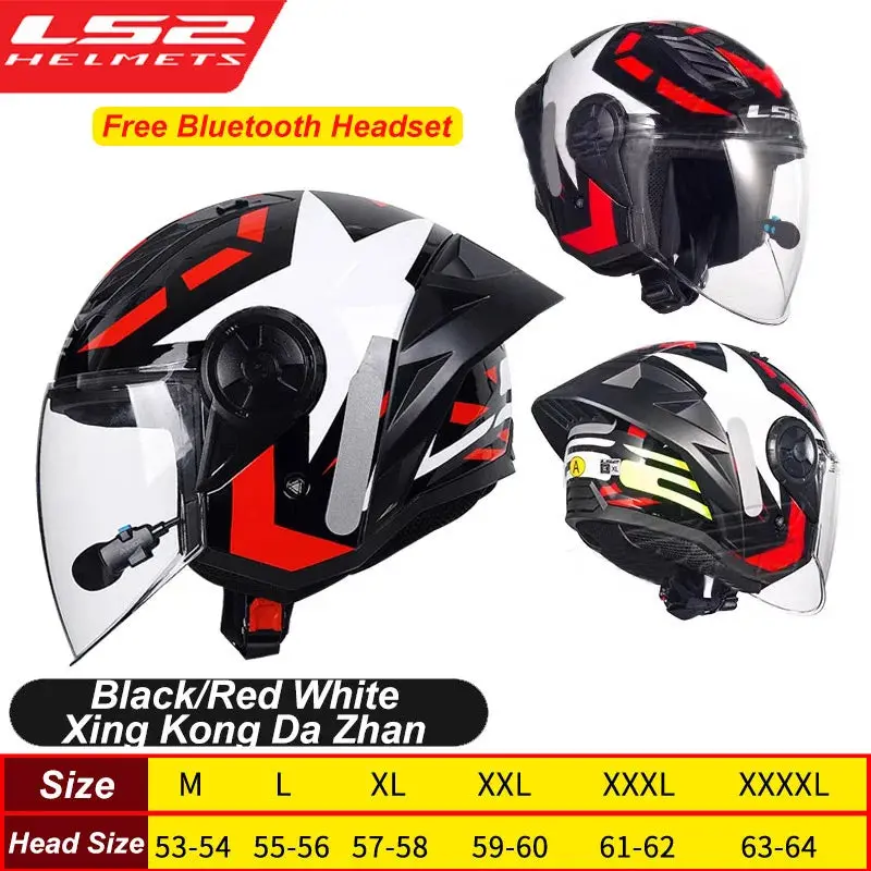 LS2 OF616 Airflow Open-Face Helmet – Ventilated 3/4 Design with Aerodynamic Tail Wing for Scooters and Motorcycles - Image 13