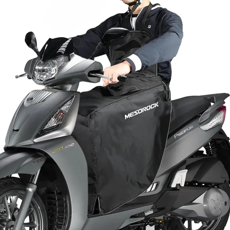Waterproof Thicken Plush Winter Cycling Leg Cover Warmer Motorcycle Scooters Knee Blanket Windproof Warm Moto Winter Quilt Apron 1