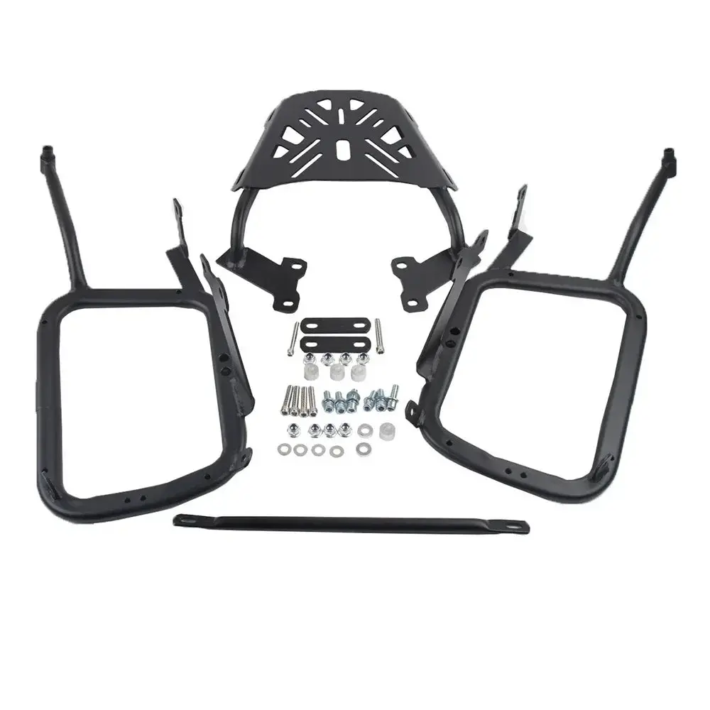 Motorcycle Side Panniers Rack Frame Top Box Case Saddlebag Bracket Pannier Stainless Steel Luggage Racks For Honda Cb500x 6