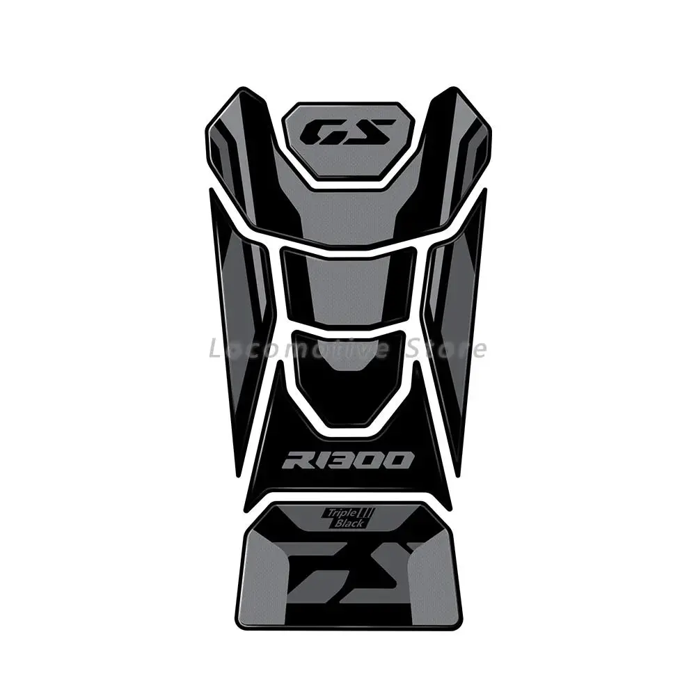 For Bmw R 1300 Gs R1300gs 2023 2024 R1300gs Accessories Tank Mat 3D Epoxy Resin Protection Sticker Kit 5