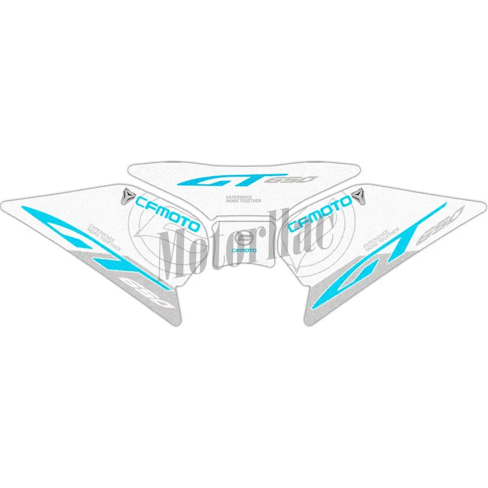 For Cfmoto 650Gt 650 Gt 3M Motorcycle Tank Pad Stickers Anti-Slip Side Traction Knee Grip Protector Decals Waterproof Accessorie 2