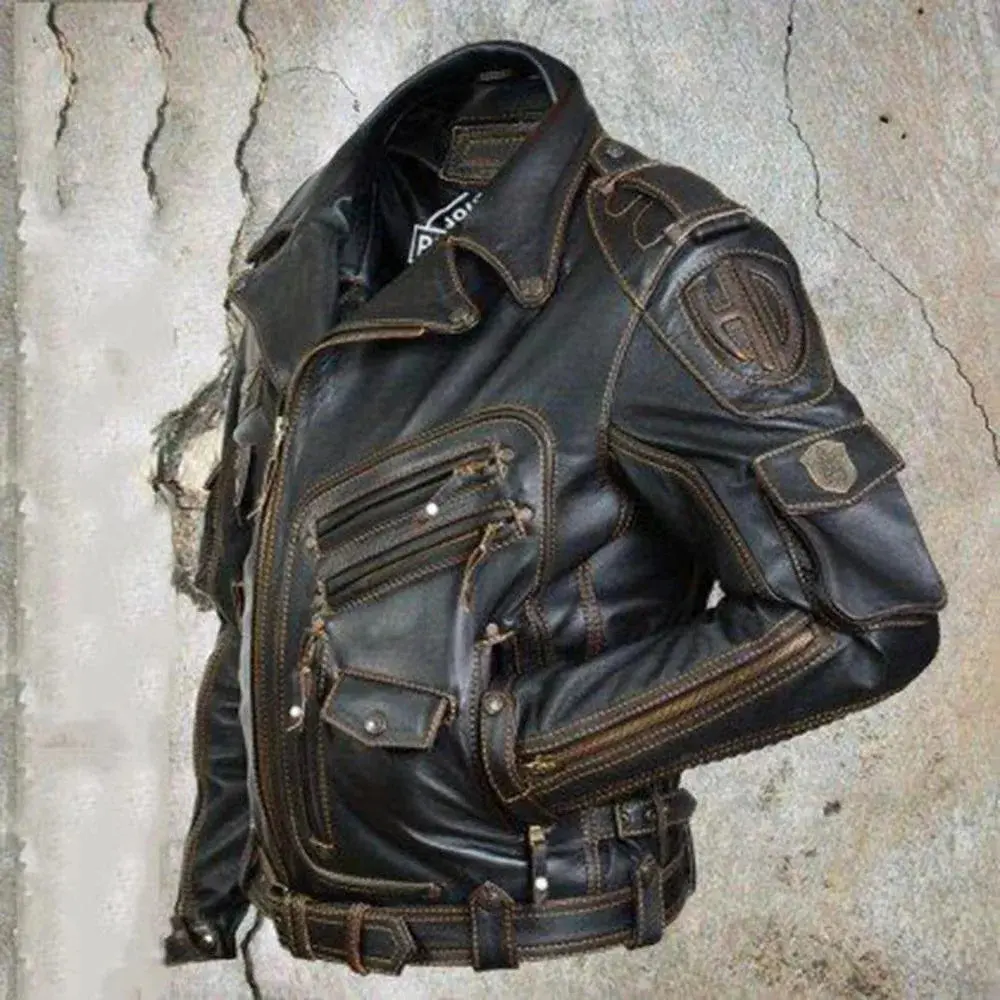 Motorcycle Riding Jacket Clothing Anti-Fall Leather Sports Suit Gp Repsol Motorbike Jacket Moto Biker Punk Outwear Abrigos Mens 1