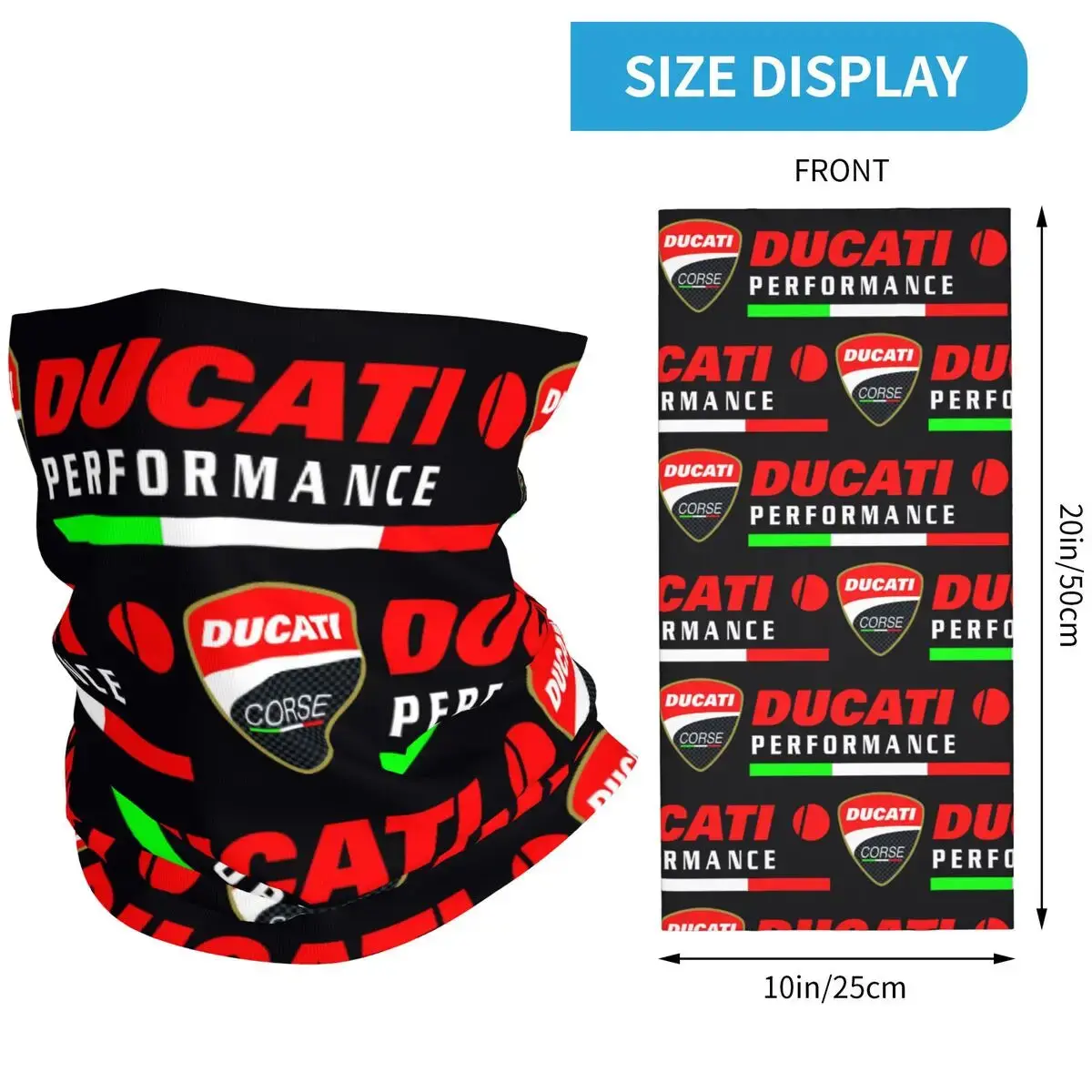 Ducatis Performance Balaclava Accessories Neck Cover Riding Motorcycle Bandana Mask Scarf For Men Women All Season 14