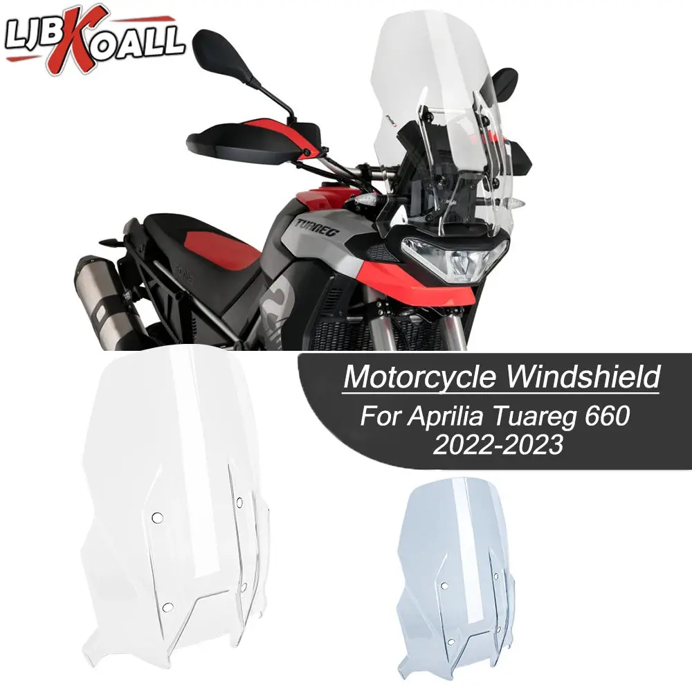 For Aprilia Tuareg660 2022-2023 Motorcycle Touring Windshield Windscreen Wind Deflector Shield Screen Tuareg 660 Accessories 1