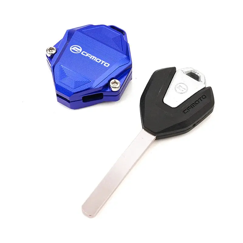 For Cfmoto Mt800 250Sr 450Sr 700Cl-X 800Mt Mt 800 My22 Motorcycle Accessories Key Cover Case Shell Embroidery Badge Keyring 2