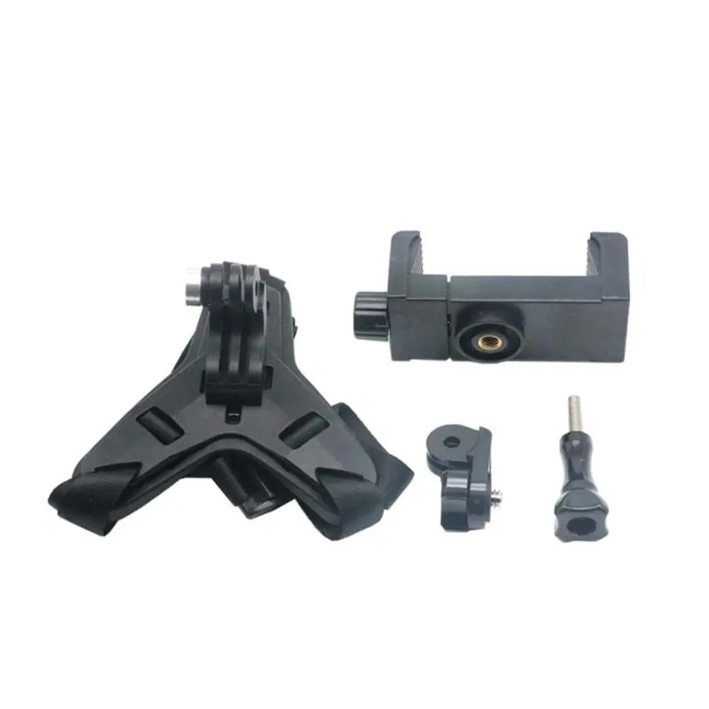 Motorcycle Helmet Mobile Phone Bracket Suitable For Apple Huawei Gopro Camera First Perspective Shooting Riding Accessory Stand 5