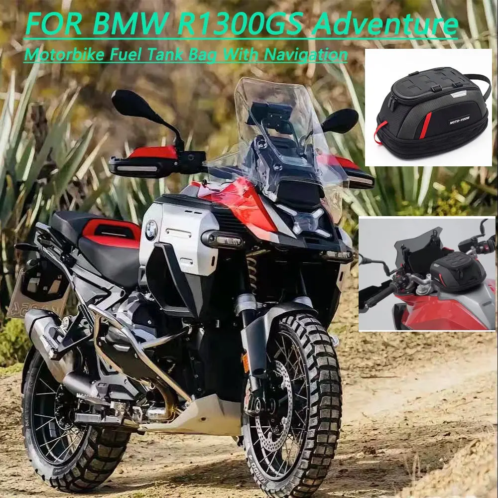 Quick Release Motorcycle Tank Bags With Navigation Case Motorbike Fuel Tank Lock Bag For Bmw R1300gs R 1300Gs Adv R 1300 Gs Adv 1